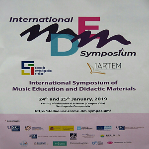 International Symposium of Music Education and Didactic Materials, University of Santiago de Compostela, Spain 24&25 January 2019